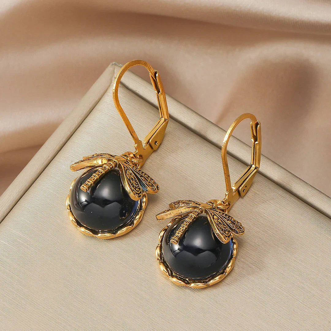 Náušnice vazky kulate tvaru