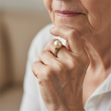 Prsten perlou vintage