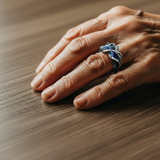 Prsten vlnity ocean vintage