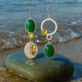 Náušnice Sabina kapkove vznešené