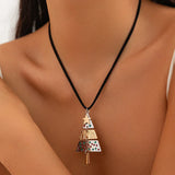 Náušnice stromku kombinovanych vanocniho kovu visací