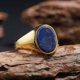 Prsten tygriho oka prirodnimi kameny