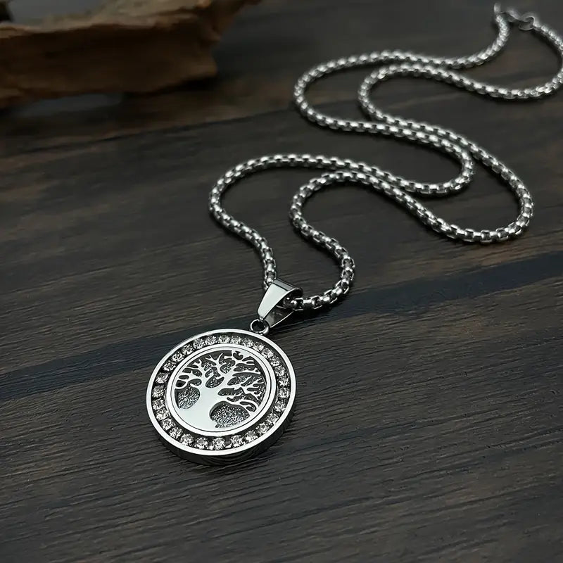 Náhrdelník zirkony luxusnimi stromu zivota