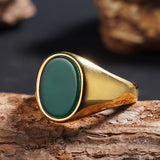 Prsten tygriho oka prirodnimi kameny