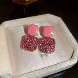 Náušnice ctvercovem visací tvaru