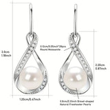 Náušnice perly barve