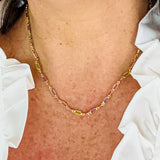 Náhrdelník Izabela originální multicolorovymi kaminky