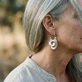 Náušnice spiralou vintage