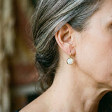 Náušnice opalovym vintage