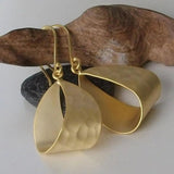 Náušnice pozlacené zlatem vintage