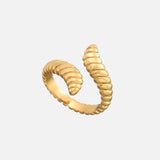 Serpentínový prsten (nastavitelný)