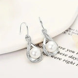 Náušnice perly barve