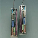 Náušnice mozaikou vintage