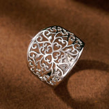 Šperk prsteny srdce stříbra