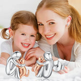 Náušnice kocici bicolor objeti zlatu stříbře