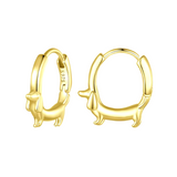 Náušnice cenne pejsek dachshund poklad mamy