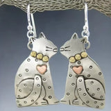 Náušnice kockami okouzlujici