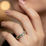 Prsten barevny vintage