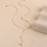 Náhrdelník sladkovodnimi perlami