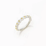 Prsten mala sedmikraska stříbra