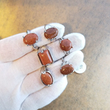 Sada přírodního prstenu kamene