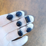 Sada přírodního prstenu kamene