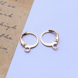 Šperk nausnicove hacky medi pokovene