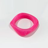 Náramek akrylu barevny ctvercovy