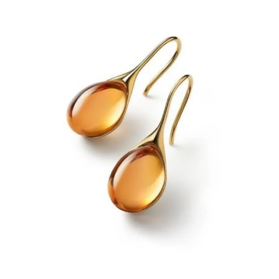 Náušnice vlozenou opálem