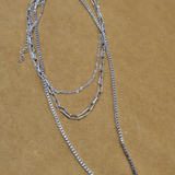 Náhrdelník nerezové tremi vrstvami oceli