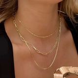 Náhrdelník nerezové tremi vrstvami oceli