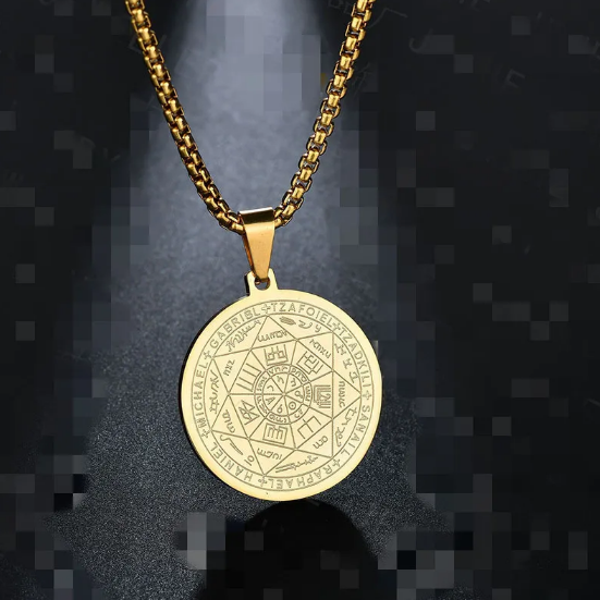 Náhrdelník tritone andel sest hvězd přívěskem