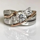 Prsten stříbře vintage zirkonem vintage