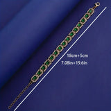 Šperk smaragd E3 elisa zlateho naramku