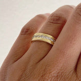 Prsten zirkonem vintage vintage