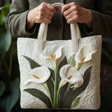 Ručně Vyráběná Taška - Bílé Arumy