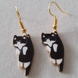 Náušnice kockami visací