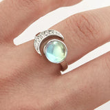 Šperk měsíce pulmesice tvaru