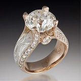 Prsten nadčasové zirkonem vintage