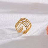 Náramek efektem siroky lesklym zlatym