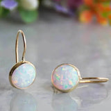 Náušnice opalovym vintage